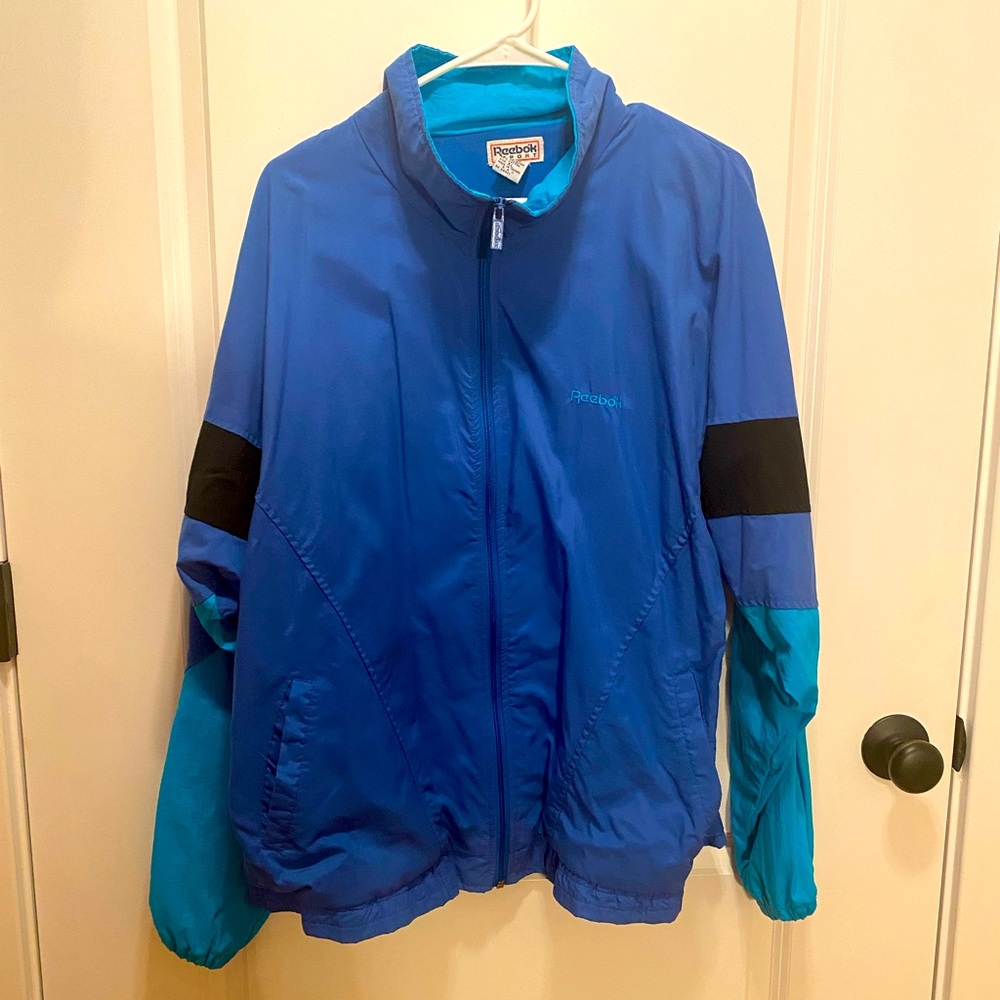 Super Rare Vintage 90’s Reebok Windbreaker. Excellent condition.